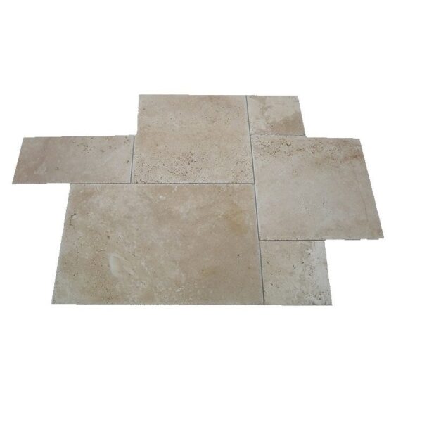 Płytki Trawertyn IVORY  Układanka Rzymska gr.1,2cm