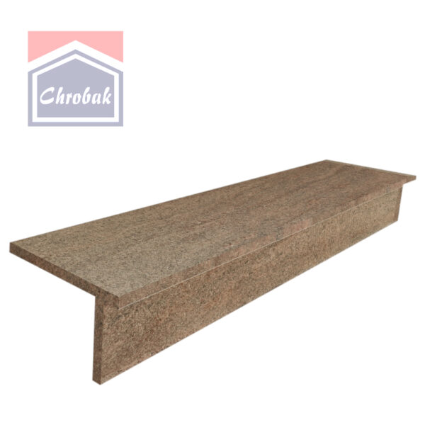 Stopień Granitowy Płomieniowany Indian Multicolor 2cm