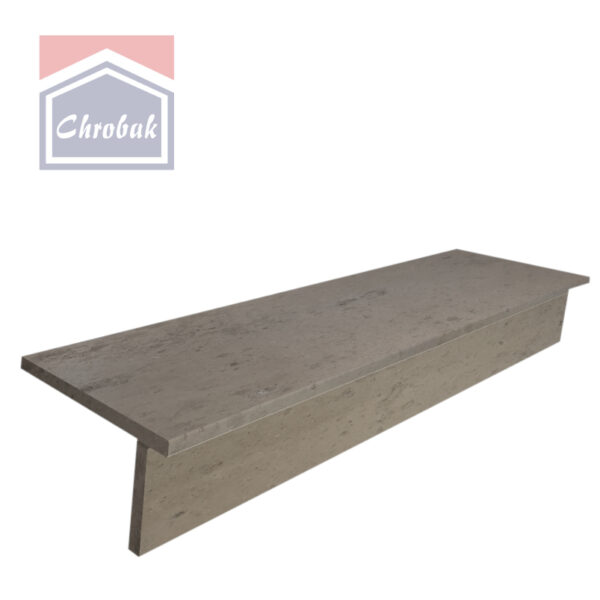 Schody Marmurowe Jura Grey Sczotkowany 2 cm