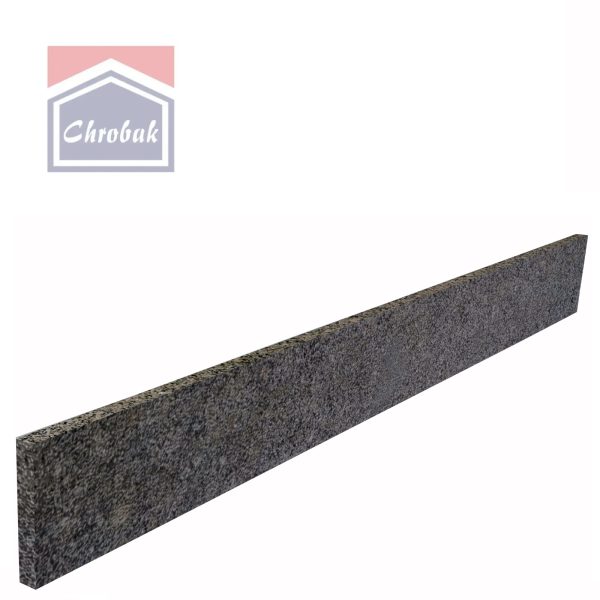 Podstopień Granitowy Płomieniowany Rajasthan Black 2.5cm