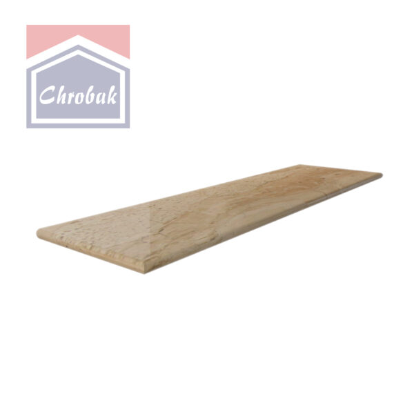 Parapet Marmurowy Brecia Sarda Profil Półwałek gr.2 cm