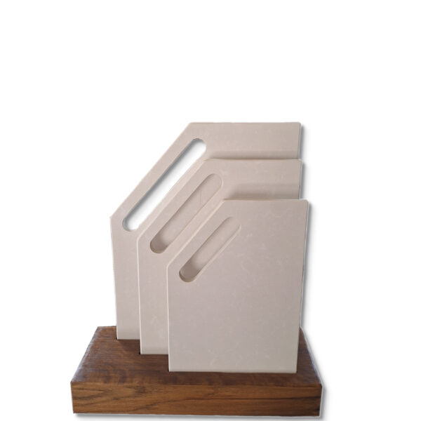 Komplet Desek Kuchennych Z Konglomeratu Kwarcowego Na Drewnianej Podstawie