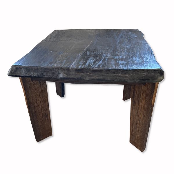 Stół Dębowy Z Blatem Z Czarnego Dębu Zalanym Żywicą