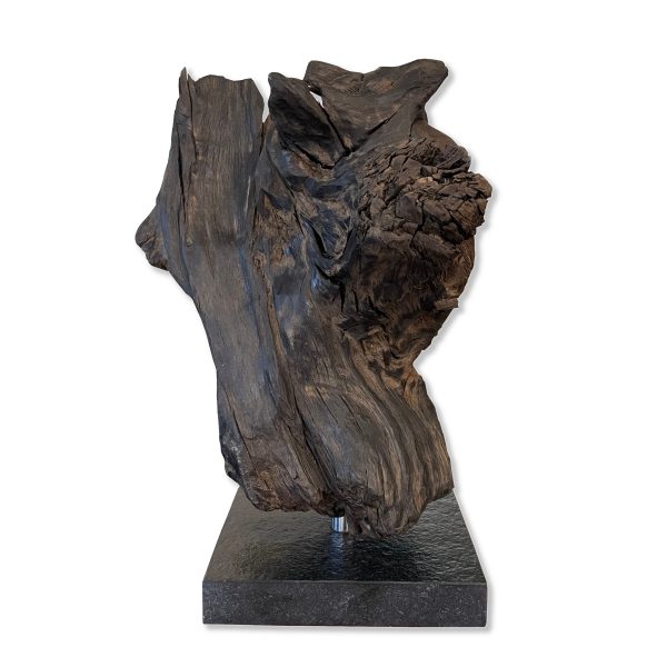 Rzeźba Naturalny Czarny Dąb, Granitowa Podstawa